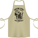 Muay Thai Full Contact Martial Arts MMA Cotton Apron 100% Organic Khaki