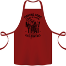 Muay Thai Full Contact Martial Arts MMA Cotton Apron 100% Organic Maroon
