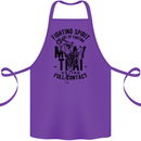 Muay Thai Full Contact Martial Arts MMA Cotton Apron 100% Organic Purple