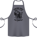 Muay Thai Full Contact Martial Arts MMA Cotton Apron 100% Organic Steel