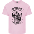Muay Thai Full Contact Martial Arts MMA Kids T-Shirt Childrens Light Pink