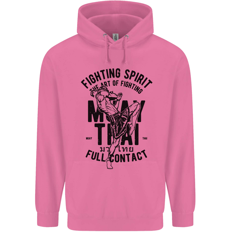 Muay Thai Full Contact Martial Arts MMA Mens 80% Cotton Hoodie Azelea