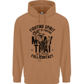 Muay Thai Full Contact Martial Arts MMA Mens 80% Cotton Hoodie Caramel Latte