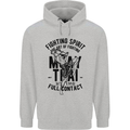 Muay Thai Full Contact Martial Arts MMA Mens 80% Cotton Hoodie Sports Grey