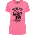 Muay Thai Full Contact Martial Arts MMA Womens Wider Cut T-Shirt Azalea
