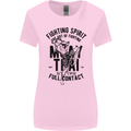 Muay Thai Full Contact Martial Arts MMA Womens Wider Cut T-Shirt Light Pink