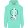 Muay Thai Skeleton MMA Mixed Martial Arts Childrens Kids Hoodie Peppermint