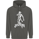 Muay Thai Skeleton MMA Mixed Martial Arts Childrens Kids Hoodie Storm Grey