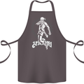 Muay Thai Skeleton MMA Mixed Martial Arts Cotton Apron 100% Organic Dark Grey