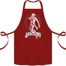 Muay Thai Skeleton MMA Mixed Martial Arts Cotton Apron 100% Organic Maroon