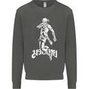 Muay Thai Skeleton MMA Mixed Martial Arts Kids Sweatshirt Jumper Storm Grey