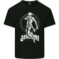 Muay Thai Skeleton MMA Mixed Martial Arts Kids T-Shirt Childrens Black