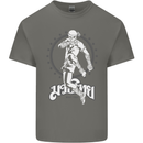 Muay Thai Skeleton MMA Mixed Martial Arts Kids T-Shirt Childrens Charcoal
