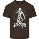 Muay Thai Skeleton MMA Mixed Martial Arts Kids T-Shirt Childrens Chocolate