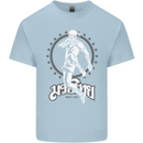 Muay Thai Skeleton MMA Mixed Martial Arts Kids T-Shirt Childrens Light Blue
