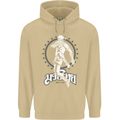 Muay Thai Skeleton MMA Mixed Martial Arts Mens 80% Cotton Hoodie Sand
