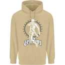 Muay Thai Skeleton MMA Mixed Martial Arts Mens 80% Cotton Hoodie Sand