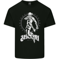 Muay Thai Skeleton MMA Mixed Martial Arts Mens Cotton T-Shirt Tee Top Black