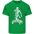 Muay Thai Skeleton MMA Mixed Martial Arts Mens Cotton T-Shirt Tee Top Irish Green