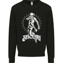 Muay Thai Skeleton MMA Mixed Martial Arts Mens Sweatshirt Jumper Black