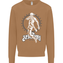 Muay Thai Skeleton MMA Mixed Martial Arts Mens Sweatshirt Jumper Caramel Latte