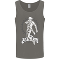 Muay Thai Skeleton MMA Mixed Martial Arts Mens Vest Tank Top Charcoal