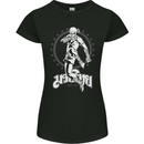Muay Thai Skeleton MMA Mixed Martial Arts Womens Petite Cut T-Shirt Black