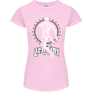 Muay Thai Skeleton MMA Mixed Martial Arts Womens Petite Cut T-Shirt Light Pink