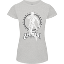 Muay Thai Skeleton MMA Mixed Martial Arts Womens Petite Cut T-Shirt Sports Grey