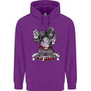 Muay Thai The Beast MMA Mixed Martial Arts Childrens Kids Hoodie Purple