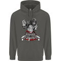 Muay Thai The Beast MMA Mixed Martial Arts Childrens Kids Hoodie Storm Grey