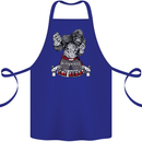 Muay Thai The Beast MMA Mixed Martial Arts Cotton Apron 100% Organic Royal Blue