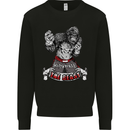 Muay Thai The Beast MMA Mixed Martial Arts Kids Sweatshirt Jumper Black