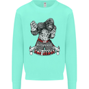 Muay Thai The Beast MMA Mixed Martial Arts Kids Sweatshirt Jumper Peppermint