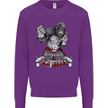 Muay Thai The Beast MMA Mixed Martial Arts Kids Sweatshirt Jumper Purple