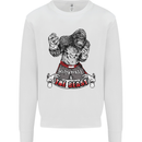 Muay Thai The Beast MMA Mixed Martial Arts Kids Sweatshirt Jumper White
