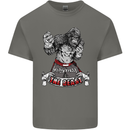 Muay Thai The Beast MMA Mixed Martial Arts Kids T-Shirt Childrens Charcoal