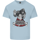 Muay Thai The Beast MMA Mixed Martial Arts Kids T-Shirt Childrens Light Blue