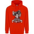 Muay Thai The Beast MMA Mixed Martial Arts Mens 80% Cotton Hoodie Bright Red