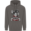 Muay Thai The Beast MMA Mixed Martial Arts Mens 80% Cotton Hoodie Charcoal