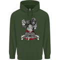 Muay Thai The Beast MMA Mixed Martial Arts Mens 80% Cotton Hoodie Forest Green