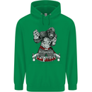 Muay Thai The Beast MMA Mixed Martial Arts Mens 80% Cotton Hoodie Irish Green