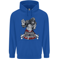 Muay Thai The Beast MMA Mixed Martial Arts Mens 80% Cotton Hoodie Royal Blue