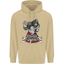 Muay Thai The Beast MMA Mixed Martial Arts Mens 80% Cotton Hoodie Sand
