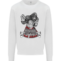 Muay Thai The Beast MMA Mixed Martial Arts Mens Sweatshirt Jumper White