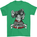 Muay Thai The Beast MMA Mixed Martial Arts Mens T-Shirt Cotton Gildan Irish Green