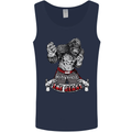Muay Thai The Beast MMA Mixed Martial Arts Mens Vest Tank Top Navy Blue