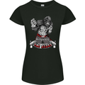 Muay Thai The Beast MMA Mixed Martial Arts Womens Petite Cut T-Shirt Black