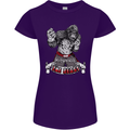 Muay Thai The Beast MMA Mixed Martial Arts Womens Petite Cut T-Shirt Purple