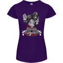 Muay Thai The Beast MMA Mixed Martial Arts Womens Petite Cut T-Shirt Purple